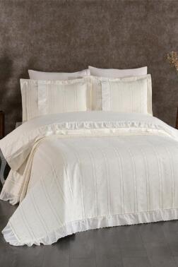 Esila Gelin Seti 7 Parça Ekru - Çeyiz Diyarı