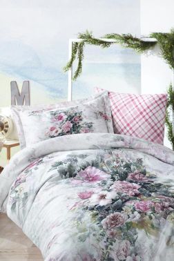 Esila Premium 3D Tek Kişilik Nevresim Takımı - Dantela