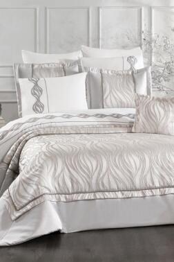 Fides 10 Parça Çeyiz Seti Gri - Çeyiz Diyarı