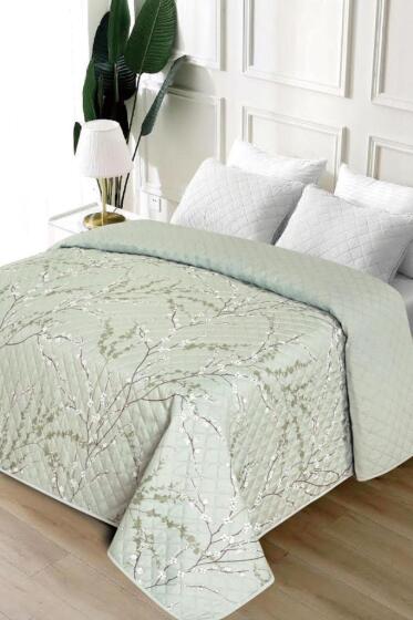 Flora Çift Kişilik 200x220 cm Tek Pike Mint - Çeyiz Diyarı