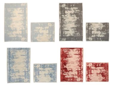 Flosh Pamuklu Dikdörtgen 2li Banyo Paspası - Çeyiz Diyarı