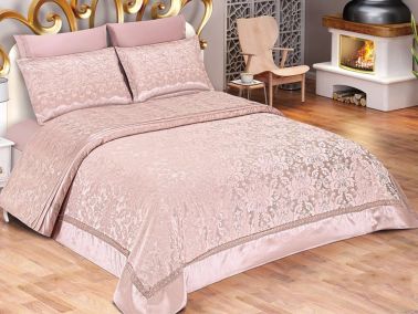 Fransız Dantelli Şahika Gelin Seti 7 Parça - Çeyiz Diyarı