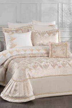 Harris 10 Parça Çeyiz Seti Krem - Çeyiz Diyarı