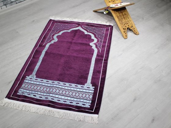 Hira Saçaklı Şönil Dokuma Seccade - Çeyiz Diyarı (1)