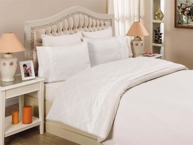 İdil Nevresim Takımı - 6 Parça Krem - Çeyiz Diyarı