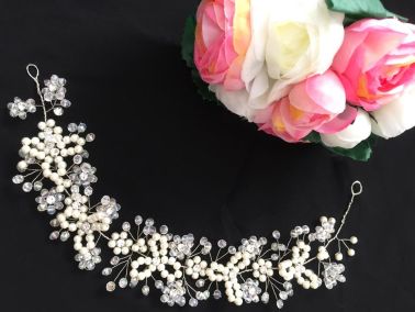 İncili Yıldız Gelin Tacı - Çeyiz Diyarı