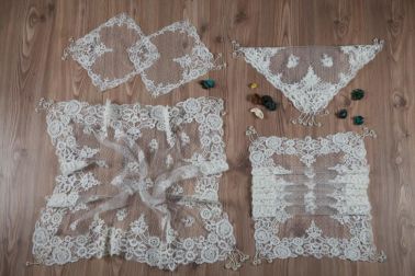 İpek Koza Boncuklu Salon Takımı - 16 Parça - Çeyiz Diyarı