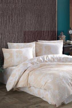 Jardin Çift Kişilik Ranforce Nevresim Takımı Gold - Hobby