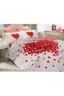 Juana Çift Kişilik Nevresim Takımı Kırmızı - Hobby (1)