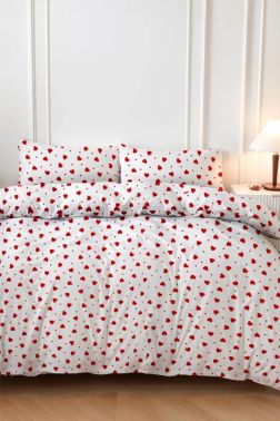 Kalbim Tek Kişilik Nevresim Takımı - Çeyiz Diyarı