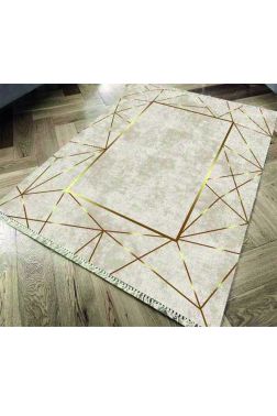 Kaymaz Taban Dijital Baskı Kadife Halı Monolit 100x200 Cm - Çeyiz Diyarı