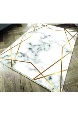 Kaymaz Taban Dijital Baskı Kadife Halı Stars 80x140 Cm - Çeyiz Diyarı