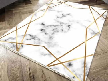 Kaymaz Taban Dijital Baskı Kadife Halı Stars 80x300 Cm - Çeyiz Diyarı