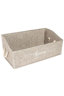 Keçe Dikdörtgen Raf Düzenleyici Mega Kahve - Çeyiz Diyarı