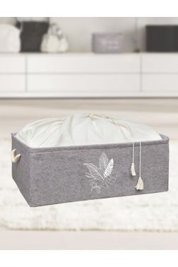 Keçe Torbalı Baza Kutu Gri - Çeyiz Diyarı