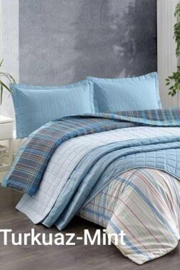 Kristal Casual 7 Parça Çift Taraflı Gelin Seti Turkuaz - Mint - Kristal