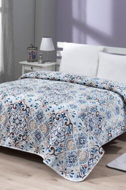 Lacasa 1097 Çift Kişilik Battaniye Mavi - Çeyiz Diyarı