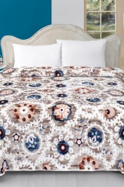 Lacasa 1099 Çift Kişilik Battaniye Mavi - Çeyiz Diyarı