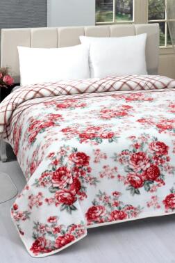 Lacasa 1101 Çift Kişilik Battaniye Bordo - Çeyiz Diyarı