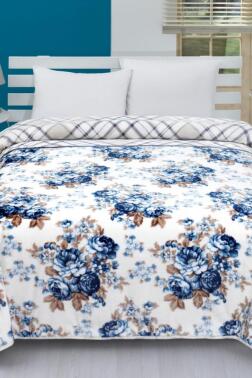 Lacasa 1101 Çift Kişilik Battaniye Mavi - Çeyiz Diyarı