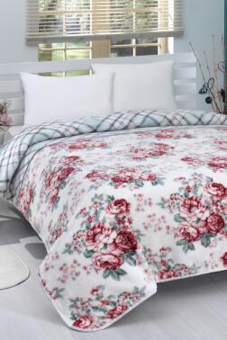 Lacasa 1101 Çift Kişilik Battaniye Turkuaz - Çeyiz Diyarı