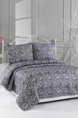 Lacella Ultrasonik Kapitoneli 5D Baskılı Çift Kişilik Yatak Örtüsü - Çeyiz Diyarı (1)