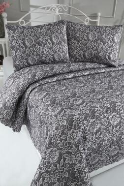 Lacella Ultrasonik Kapitoneli 5D Baskılı Çift Kişilik Yatak Örtüsü - Çeyiz Diyarı