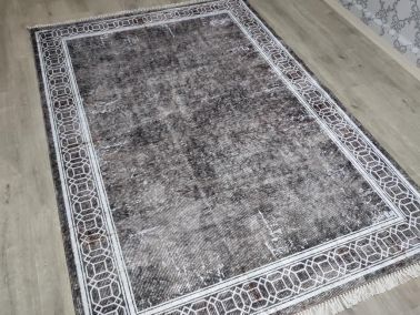 Latex Kaymaz Taban Dijital Baskı Kadife Halı Dove Kahve 100x300 cm - Çeyiz Diyarı