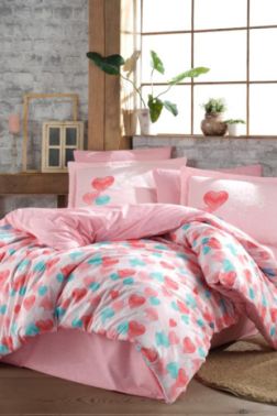 Lavida Tek Kişilik Nevresim Takımı Kırmızı - Hobby