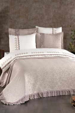 Lavin Gelin Seti 7 Parça Vizon - Çeyiz Diyarı