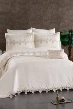 Liberty Gelin Seti 8 Parça Ekru - Çeyiz Diyarı