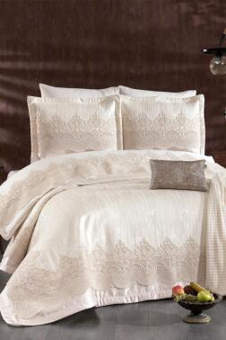 Linda Çeyiz Paketi 9 Parça Ekru - Çeyiz Diyarı