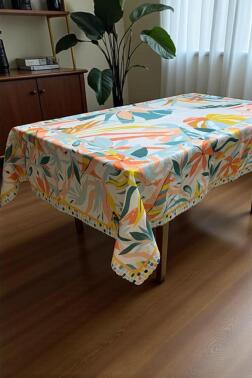 Lunara Dertsiz Masa Örtüsü 140x180 cm - Çeyiz Diyarı
