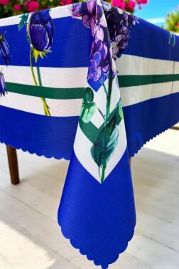 Marina Dertsiz Masa Örtüsü 150x150 cm - Çeyiz Diyarı (1)