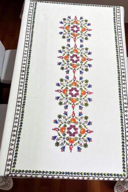 Mihrap Dertsiz Masa Örtüsü 140x180 cm - Çeyiz Diyarı (1)