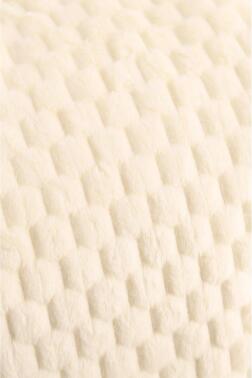 Mira Pelüş Koltuk Örtüsü 180x220 Cm Krem - Çeyiz Diyarı (1)