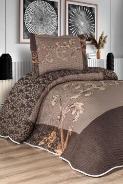 Mireya Baskılı Kapitoneli Tek Kişilik Yatak Örtüsü - Çeyiz Diyarı