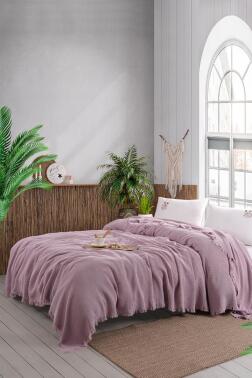 Missera 4 Parça Çift Kişilik Pike Takımı Rose - Çeyiz Diyarı