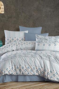 Misterio Çift Kişilik Nevresim Takımı Turkuaz - Çeyiz Diyarı