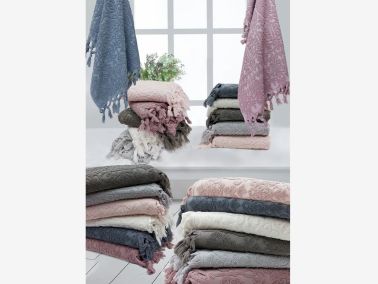 Naif Saçaklı Pamuklu 6'lı El Yüz Havlusu - Çeyiz Diyarı