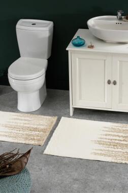 Nero 2'li Paspas Takımı Ekru Altın - Çeyiz Diyarı