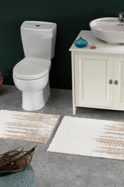 Nero 2'li Paspas Takımı Ekru Gümüş - Çeyiz Diyarı