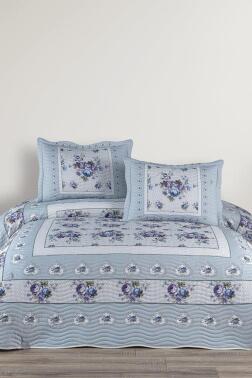 Orenda Baskılı Kapitoneli Çift Kişilik Yatak Örtüsü - Çeyiz Diyarı