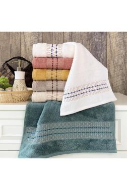 Orient Nakışlı Çeyizlik 6lı Bambu El Yüz Havlusu 50x90 Cm - Çeyiz Diyarı