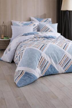 Pablos Çift Kişilik Nevresim Takımı Petrol - Çeyiz Diyarı