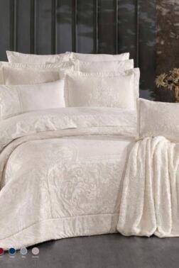 Perez 11 Parça Çeyiz Seti Ekru - Çeyiz Diyarı