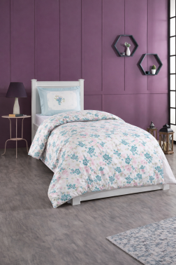 Perla Tek Kişilik Pike Takımı Pembe - Hobby