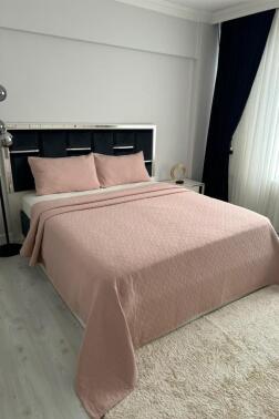 Powderlove 3 Parça Çift Kişilik Yatak Örtüsü 235x250 cm - Çeyiz Diyarı