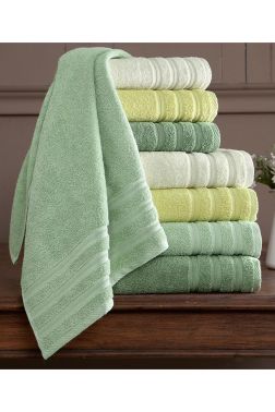 Rainbow Banyo Havlusu 70x140 Cm 4'lü Yeşil - Çeyiz Diyarı