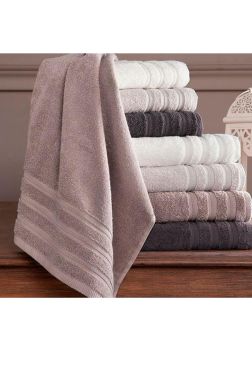 Rainbow Banyo Havlusu 90x150 Cm 4 lü Kahve - Çeyiz Diyarı